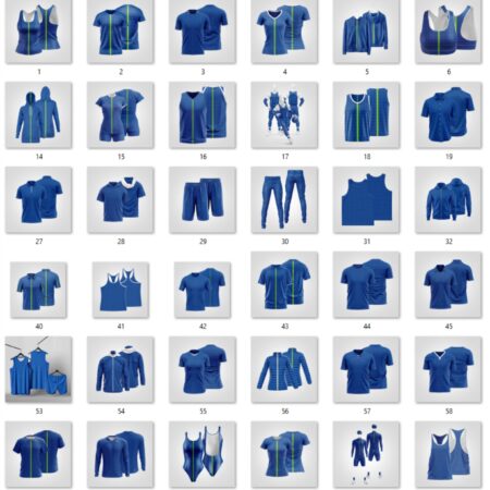 Bulk Layout Jersey Sublimation